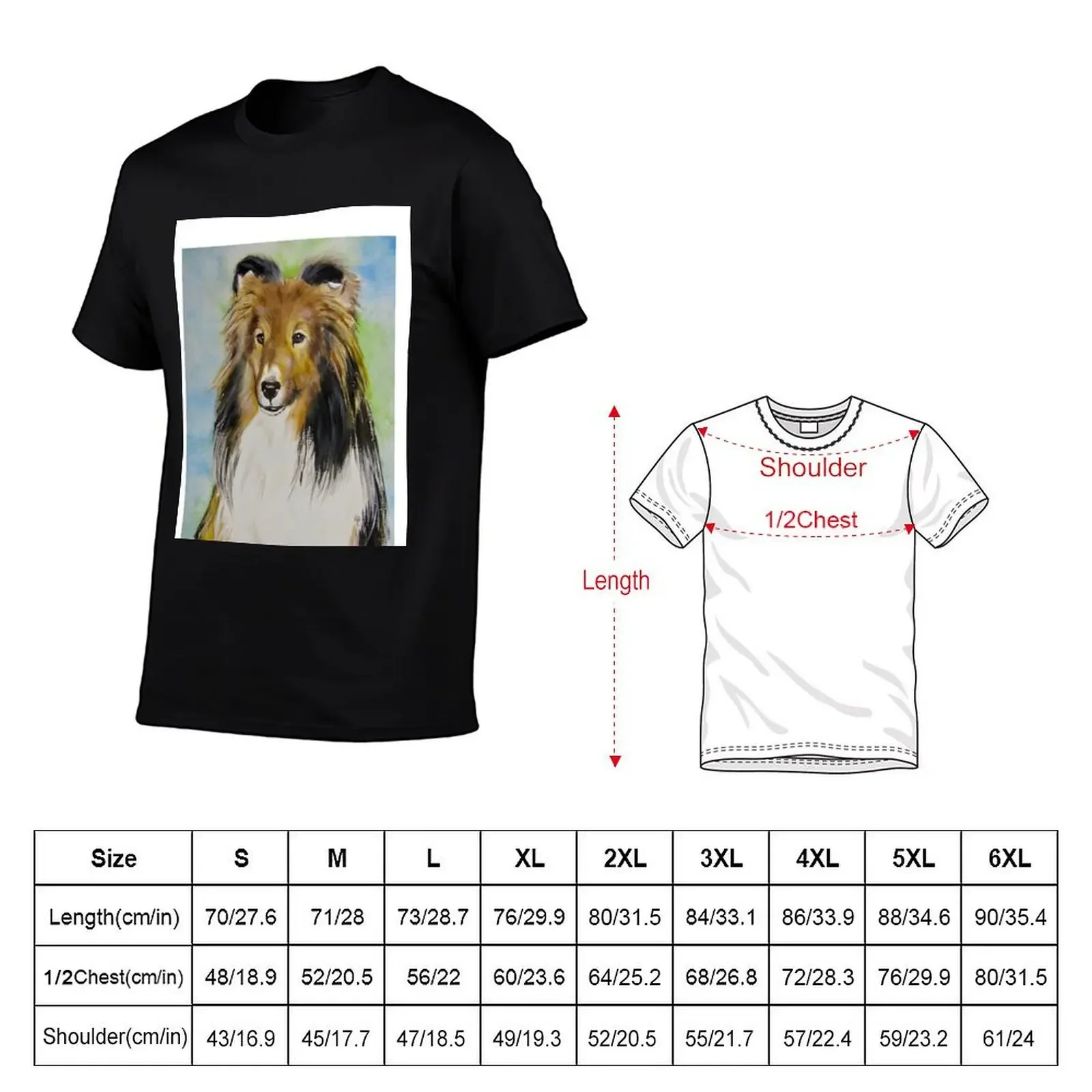 Collie T-Shirt cute clothes customs design your own plain white t shirts men