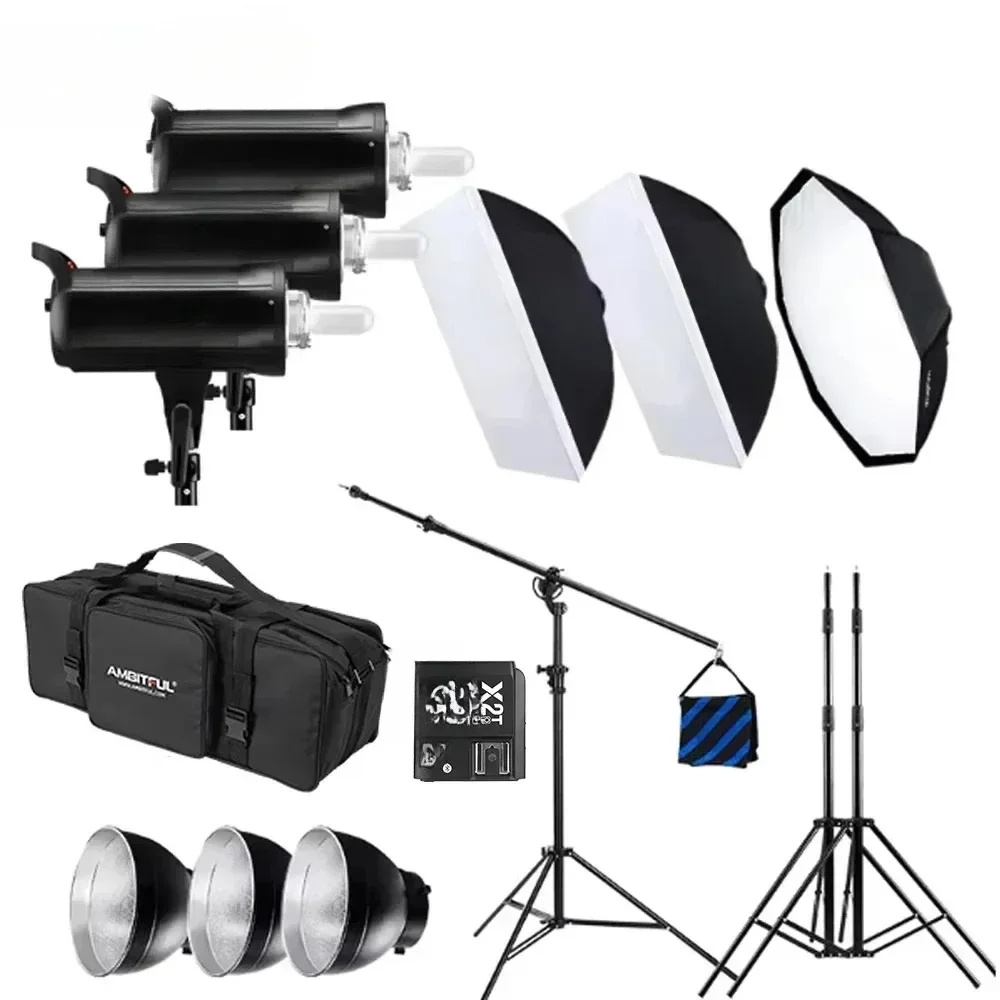 

Godox SK400II 1200W Professional photographic lighting kit with softbox and stand photo studio accessories