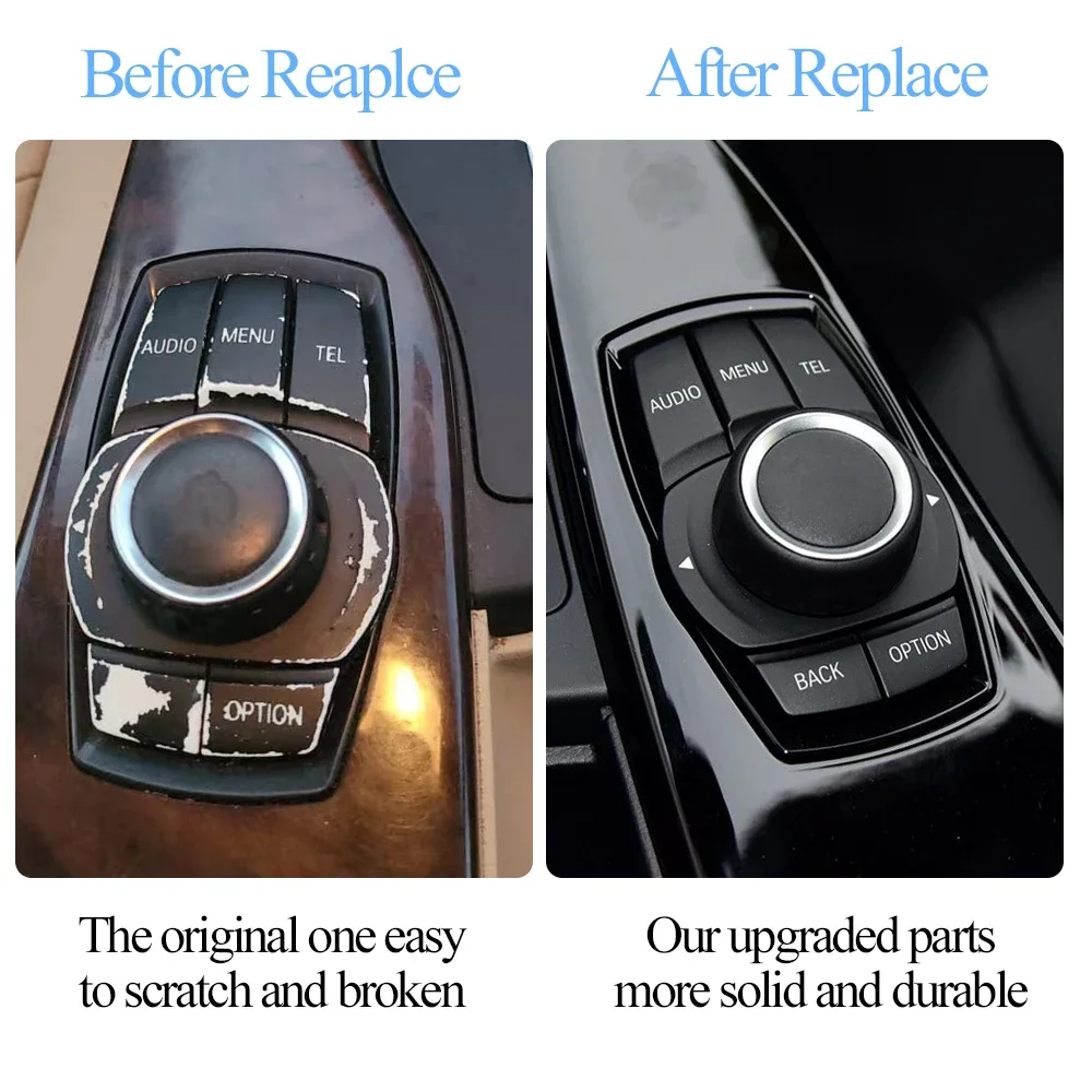 For BMW 1 2 3 4 X1 F20 F21 F45 F46 F48 F49 F30 F32 F33 F82 F83 Car Central Console Multi media CIC IDrive Menu Switch Button 6