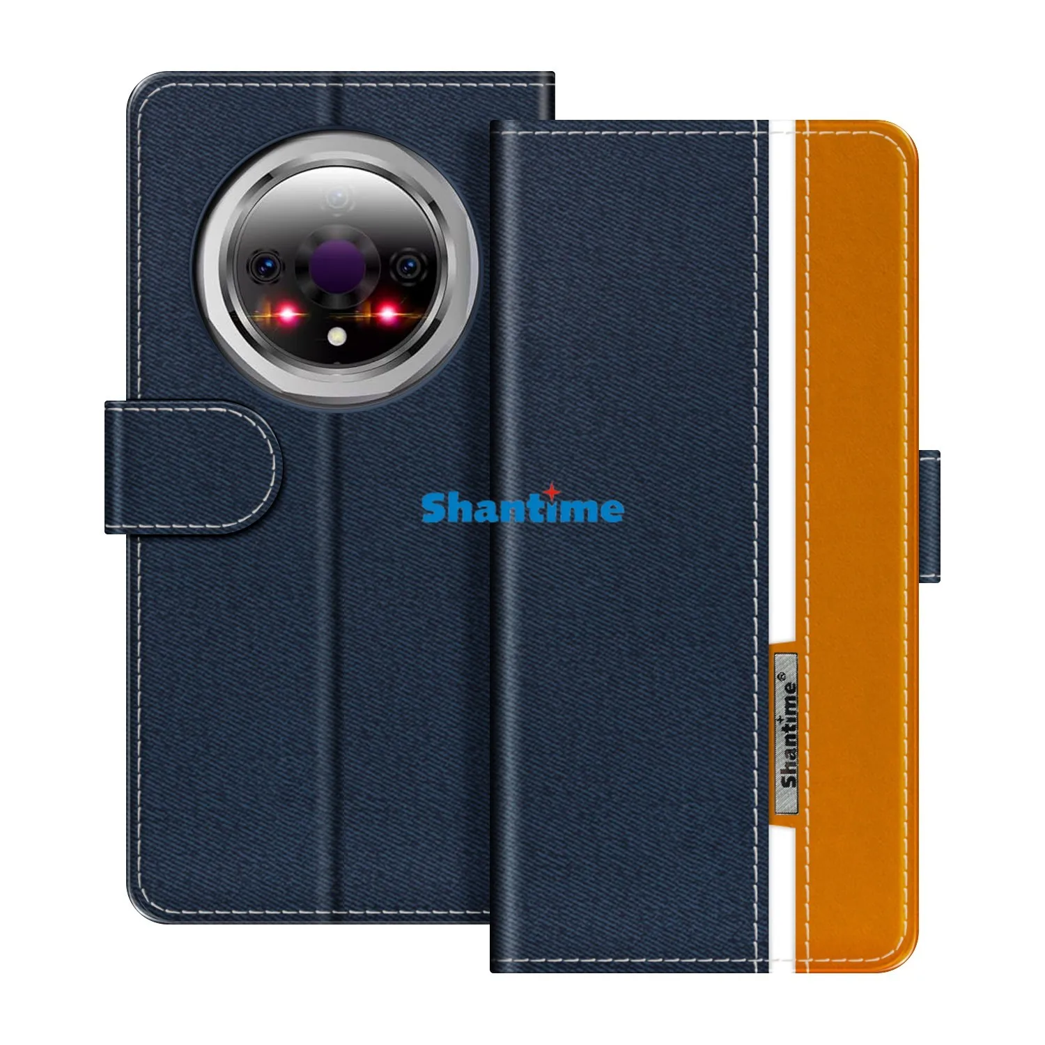 BDV A9 Pro 보호 케이스와 호환 가능 책 지갑 휴대폰 커버 접이식 케이스 스탠드 휴대폰 케이스