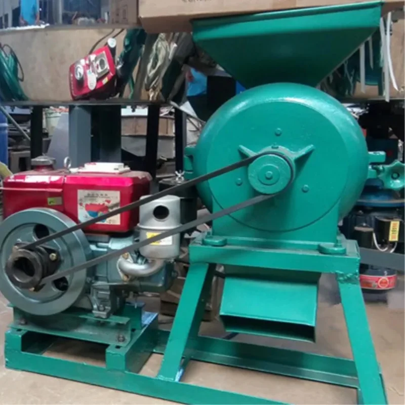 

Automatic New Mill Machine Rice Husk Grain Crusher For Chicken Duck Goose Feed 100Kg/H Capacity 380V