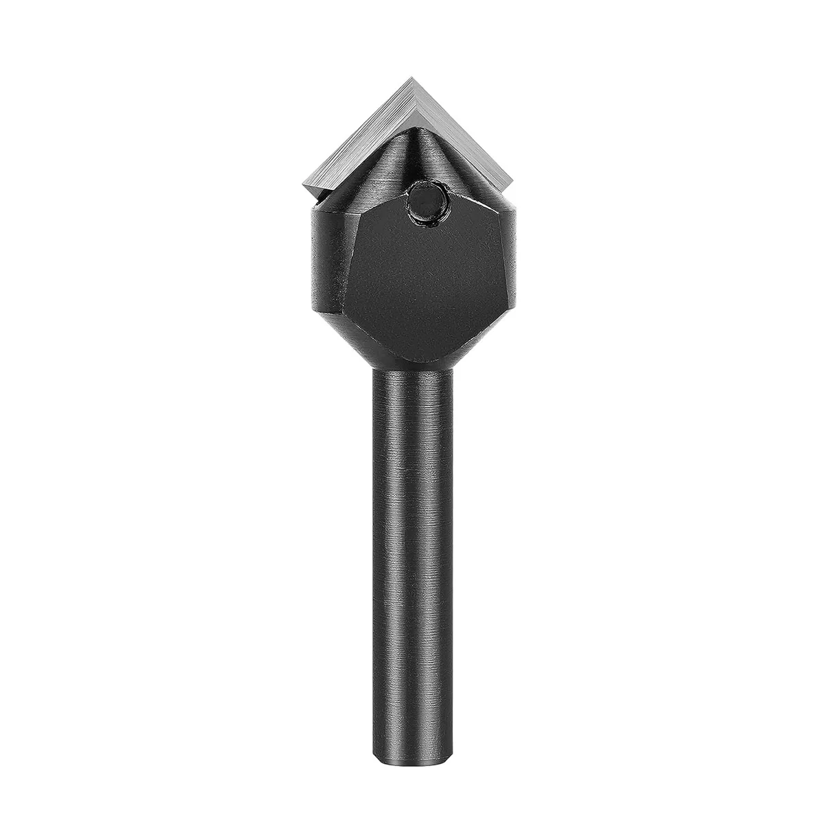 Industrial Grade V Groove Carbide Insert 90 Degree Router Bit 1/4 Inch Shank Single Flute for CNC Wood Engraving Chamfer Carving