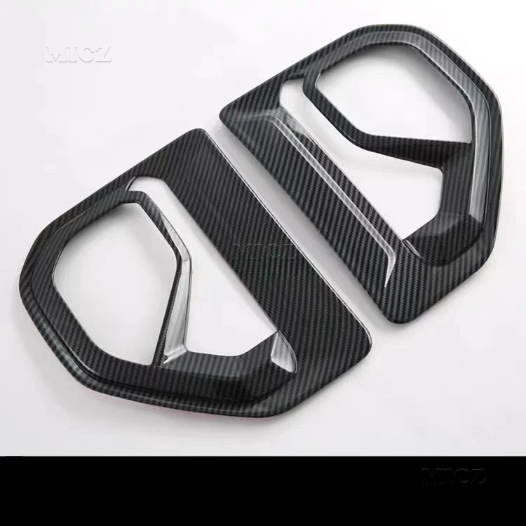 

For Ford Ranger Accessory Carbon Car Front Door Side Wing Fender Badge Sticker Exterior Decoration Trim Sticker Styling 2023