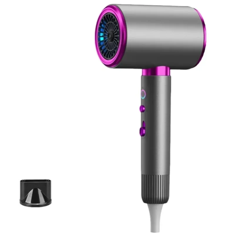 Powerful Fast Hair Dryer 2400W Negative Ion Blue Light Thermostatic Control Lightweight Salon Quality Portable for Home Travel UK Plug