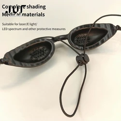 1pcs Photorejuvenation eye mask laser special protective black eye mask photon eye mask sunbathing eye mask protection goggles