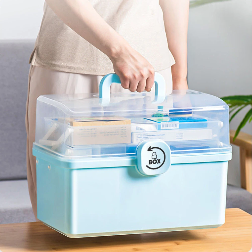 

Контейнер для домашнего хранения лекарств, дорожная аптечка, домашний полипропиленовый медицинский органайзер