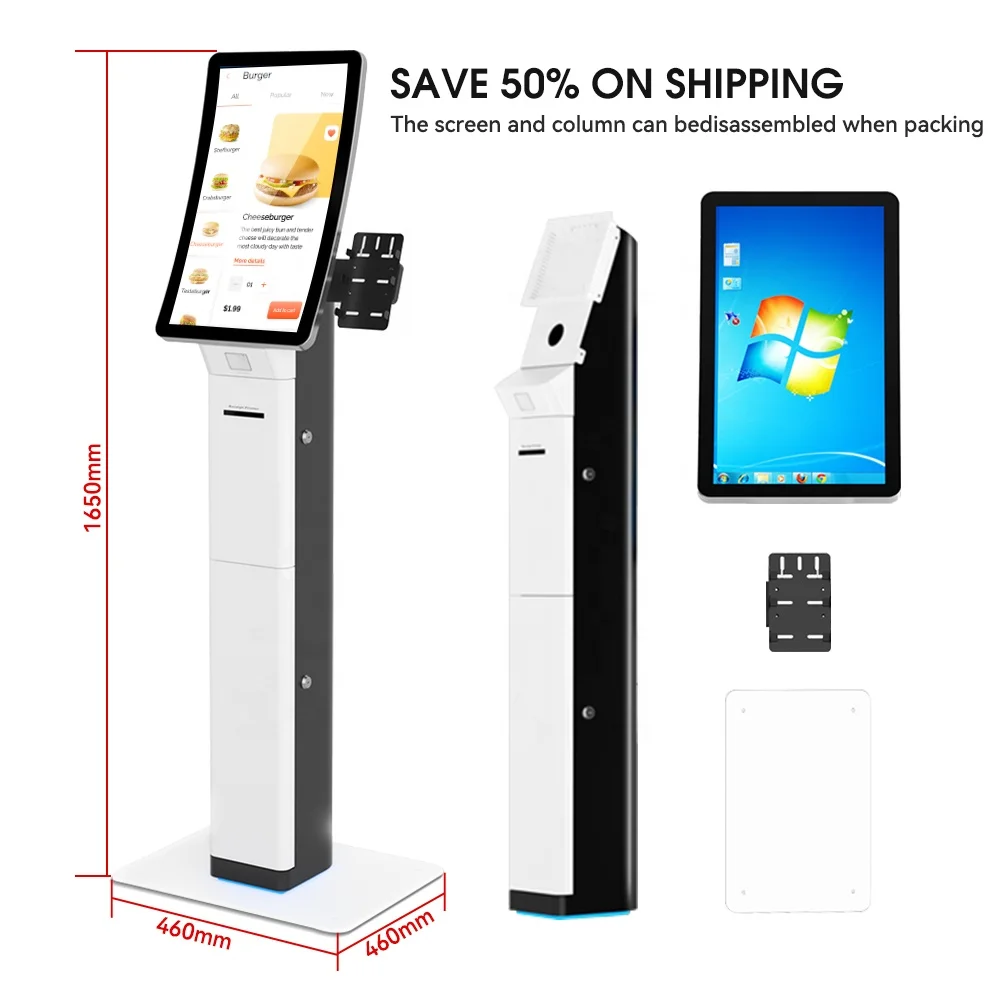 Usingwin Intelligent Self-service Terminals Self-service Payment Kiosk Multi-purpose Terminal for Hotel Bank Mall Hospital Etc