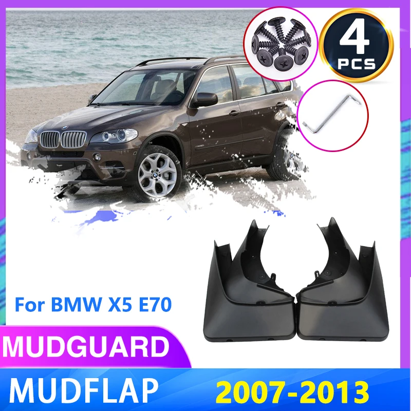 for BMW X5 E70 2007 2008 2009 2010 2011 2012 2013 Mudguards Mudflap Fender Front Mud Flaps Splash Guards Wheel Car Accessories