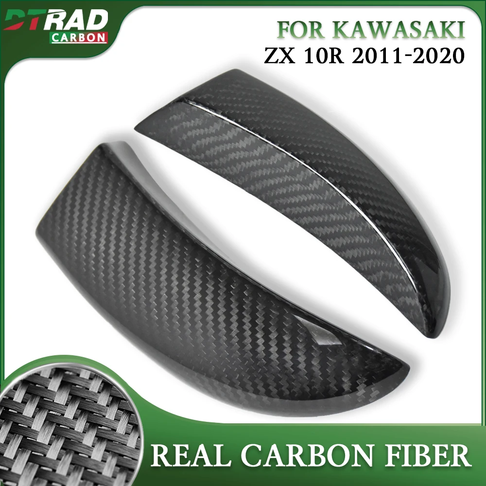

Motorcycle Accessories For KAWASAKI ZX10R 2011-2020 ZX 10R Carbon Fiber Front Brake Disc Air Pipe Ducts Cooling Radiator System