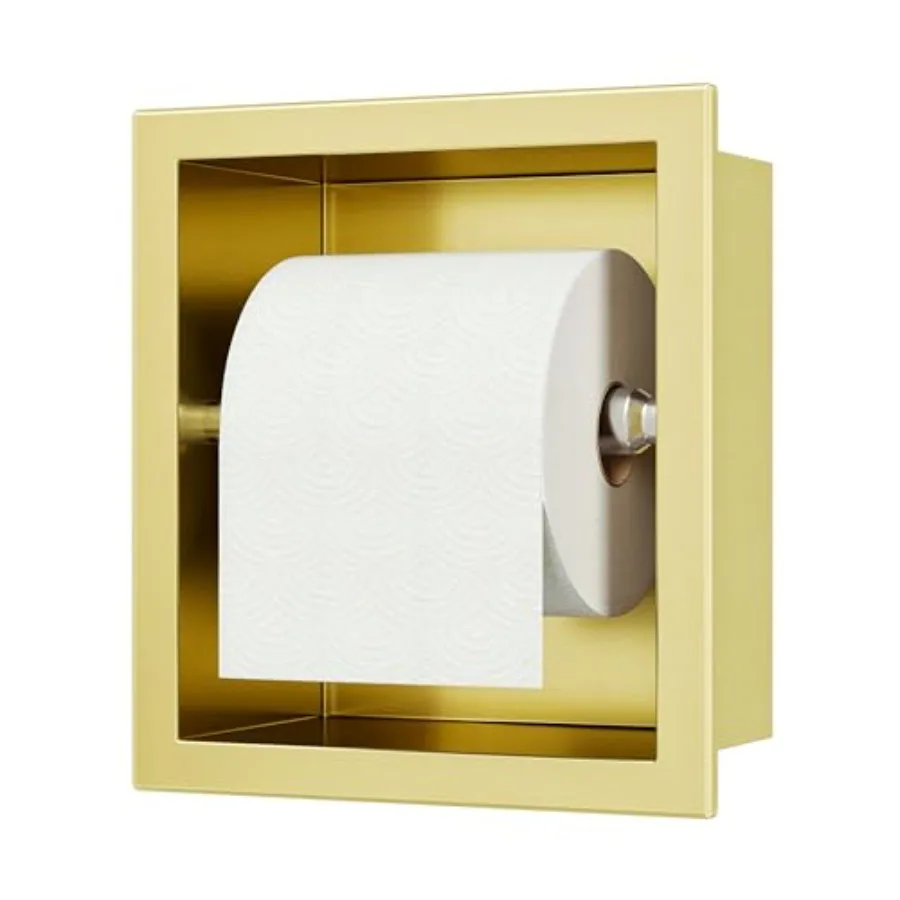 

ed Toilet Per Holder Toilet Per Holder Built-in 304 SinleSteel l Baroom Roll Per Holder for roll Gold