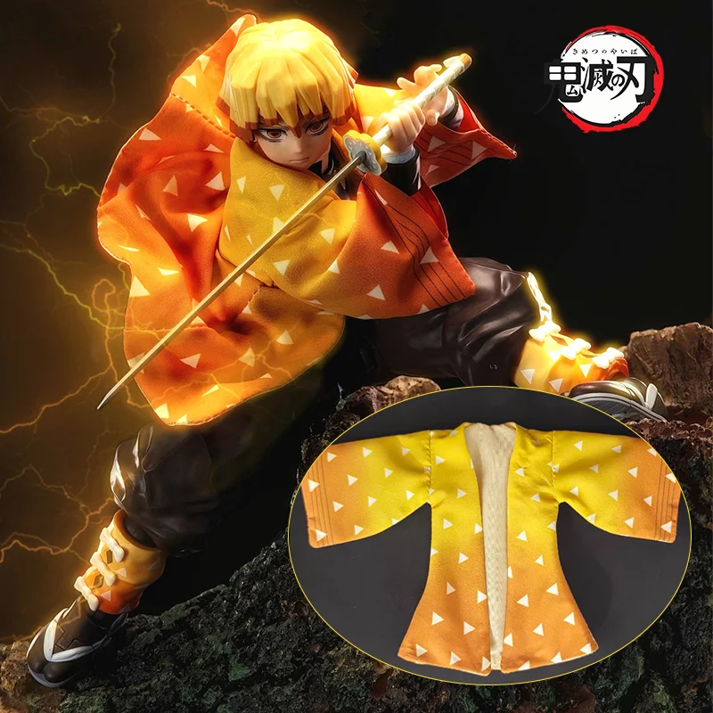 

Аниме Demon Slayer SHF Agatsuma Zenitsu 1/12, одежда, экшн-фигурка, модель, аксессуар, игрушки, сменный наряд, тканевая одежда, подходит для 6 дюймов