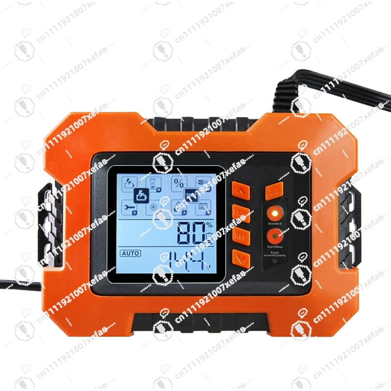 High power 12v battery charger tester 2A 4A 8A 10A 12A car scooter home car battery charging and maintenance machine