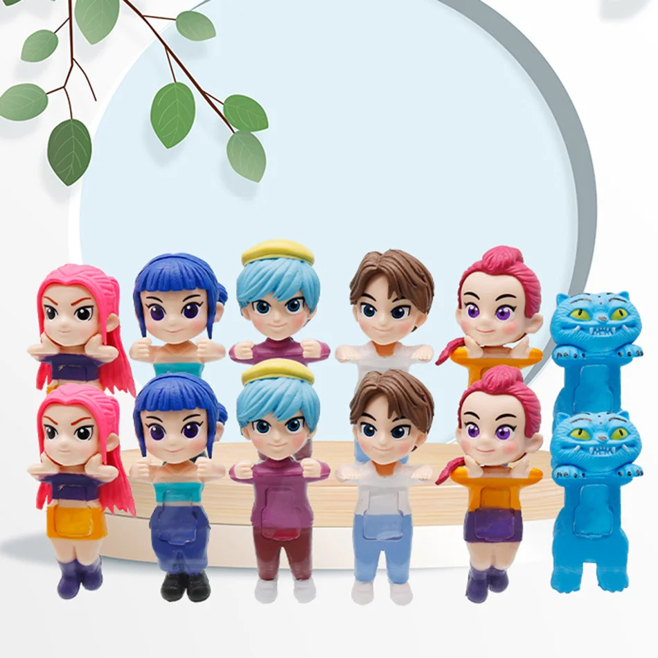 Nuevo Producto, caja ciega de Anime Kpop Devil Hunter, caja ciega divertida para desmontaje, estatua pequeña, modelo periférico, regalos de decoración de escritorio