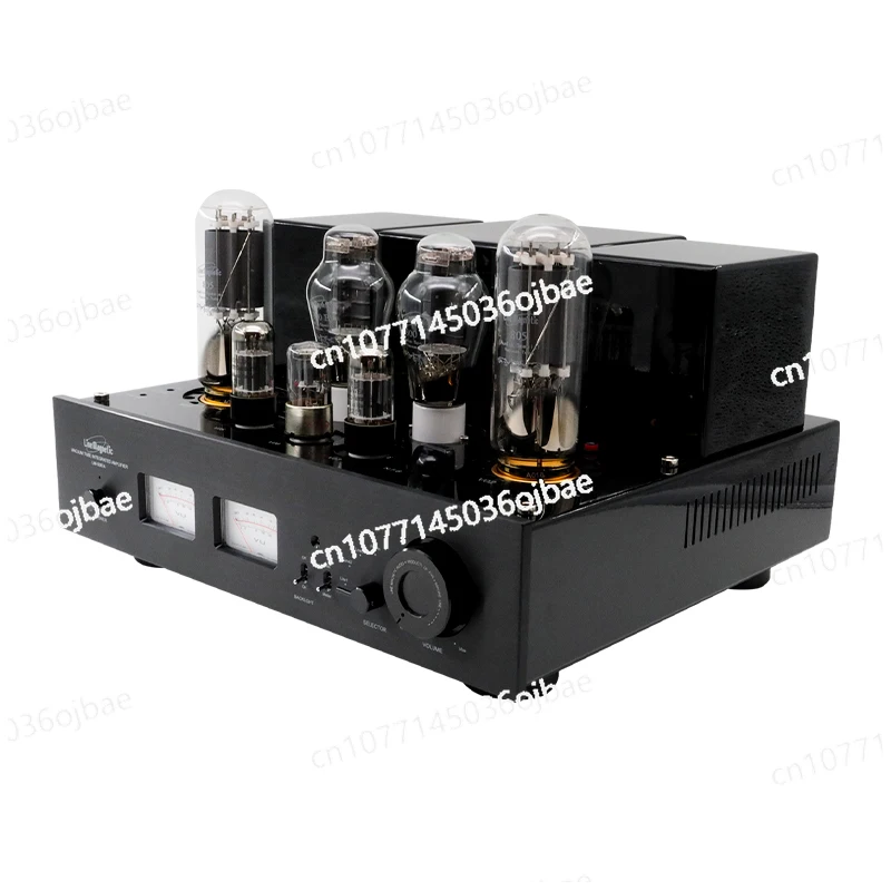 LINHA MAGNETIC LM-508IA Amplificador integrado de tubo de vácuo 805 Amplificador de potência biliar de tubo de vácuo