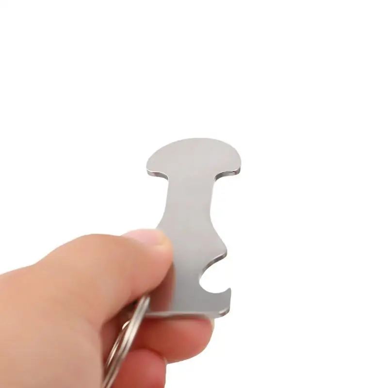 1 Stück wiederverwendbarer Einkaufswagenchip aus Edelstahl, Einkaufswagenchip-Schlüsselanhänger für Supermärkte, abnehmbarer Schlüsselring mit Münzfunktion – Detail 1