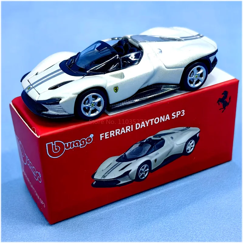 حقيقي في المخزون 1/43 Bburago Ferrari 812 SF90 SP3 F40 F50 سيارة رياضية سبيكة سيارة نموذج جمع ذكرى هدية عيد ميلاد اللعب
