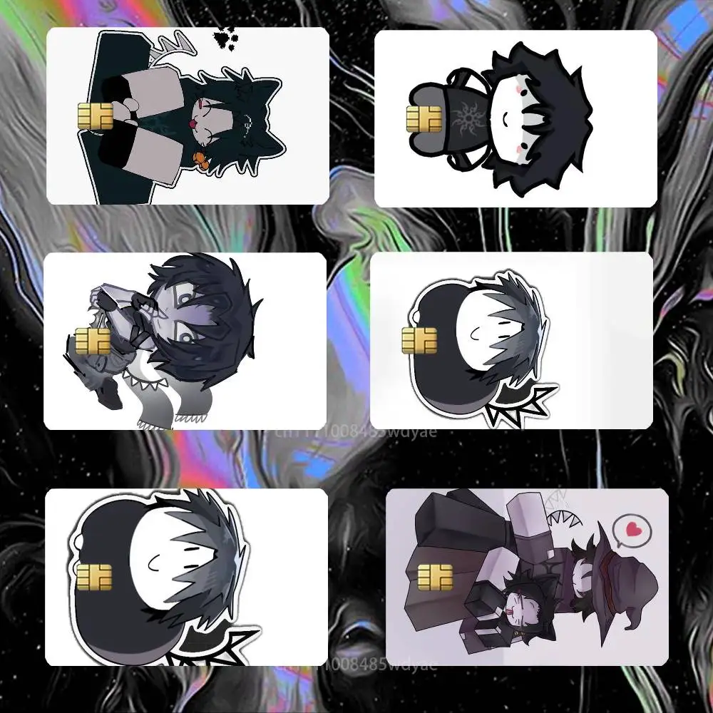 

T-Two T-Time Reflective Sticker Skin For Credit Bank Campus Bus Card Cover Self-adhesive Decoration