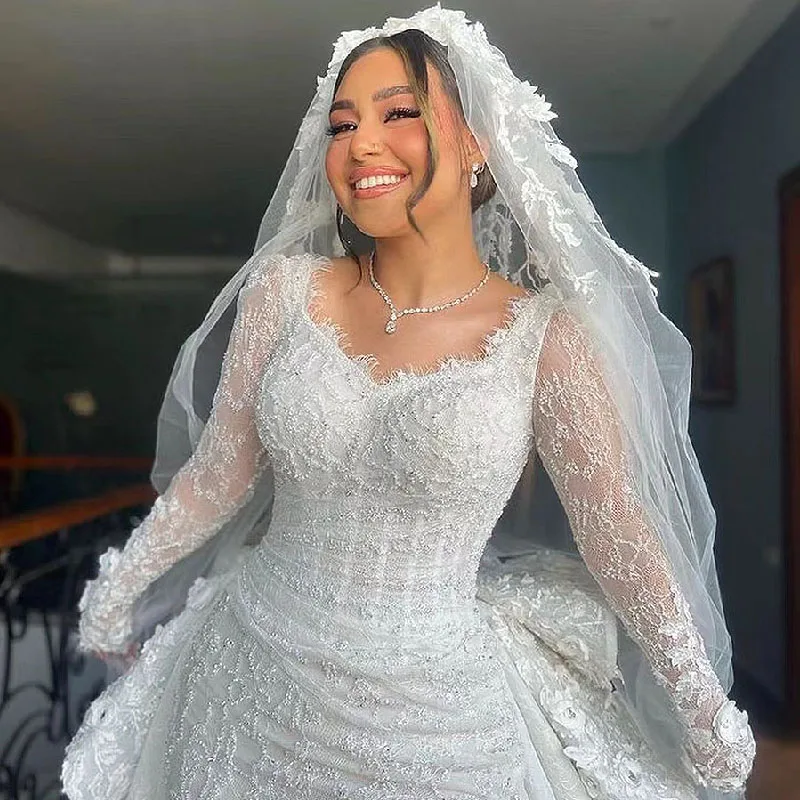 

2024 Sweetheart Mermaid Elegant Beach Wedding Dresses Off the Shoulder Vestido De Novia Lace Appliques Classic Robe De Mariee