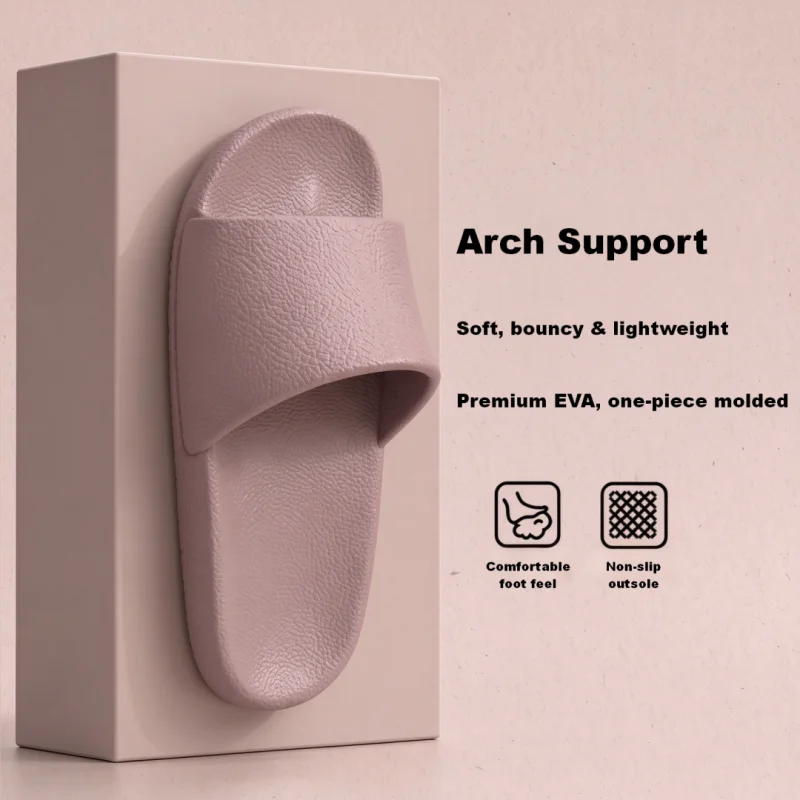 Women Men Orthopedic Recovery Slides EVA Thick Sole Arch Support Sandals Comfortable Indoor Outdoor Non-slip Slippers