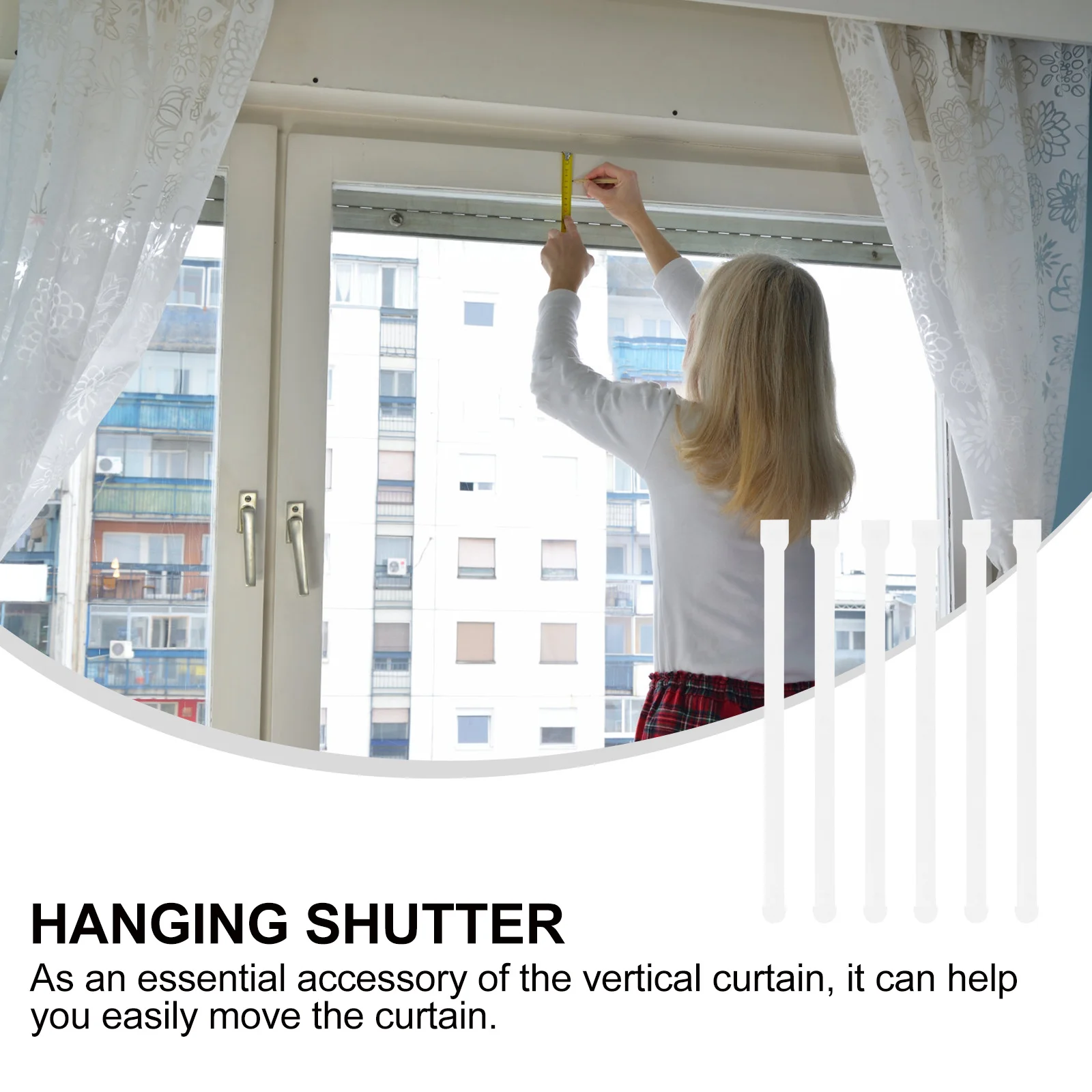 100 قطعة الستار المسار الأسطوانة موصلات اتقان غرامة العملي المنزل العمودي أعمى اكسسوارات الستار العرض