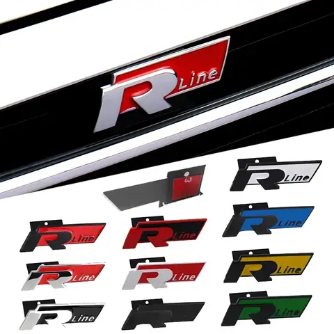 for Volkswagen Metal Car Front Grill Emblem Badge Jetta Beetle CC Golf Passat Touareg Scirocco Lavida Tiguan Touran Accessories