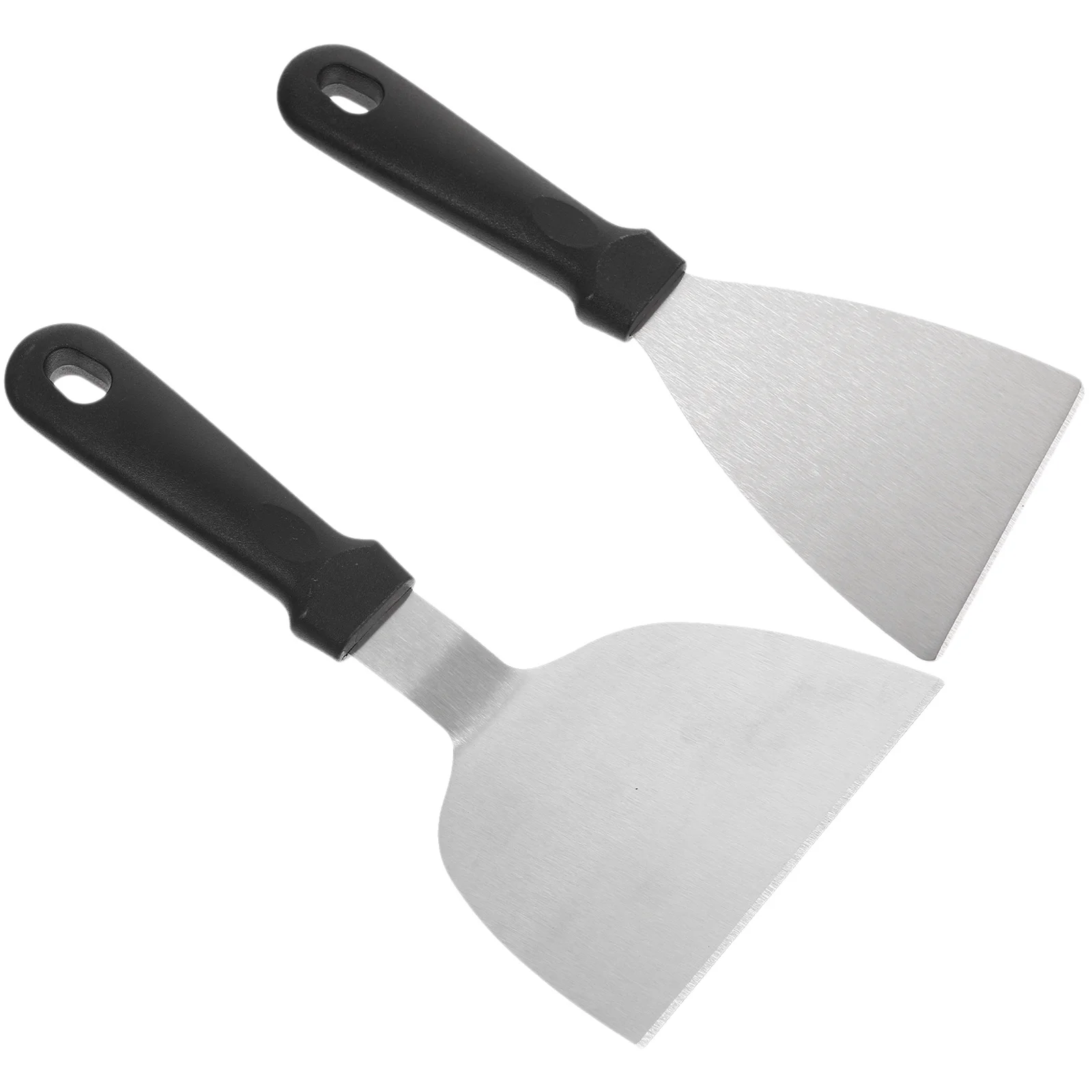 

2Pcs Steel Plate Frying Shovels Multipurpose Kitchen Gadgets Non-Stick Cooking Tools for Home Restaurant Hotel Use