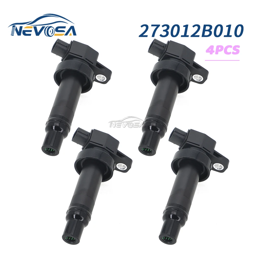

4PCS Ignition Coil For Hyundai Accent Veloster i20 i30 Kia Soul Rio Cerato Rio5 1.6L L4 273012B010 27301-2B100 UF515 UF636
