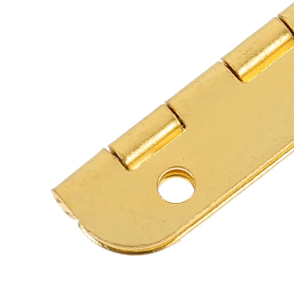 10pcs Piano Folding Hinges For Wood Diy Crafts Jewelry Box Cabinet Door Folding Hinges Durable 180 Degree Design