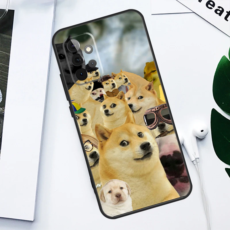 Doge Dog Cheems meme For Samsung Galaxy A34 A54 A14 A13 A23 A33 A53 A73 A51 A71 A12 A22 A32 A52 Phone Case