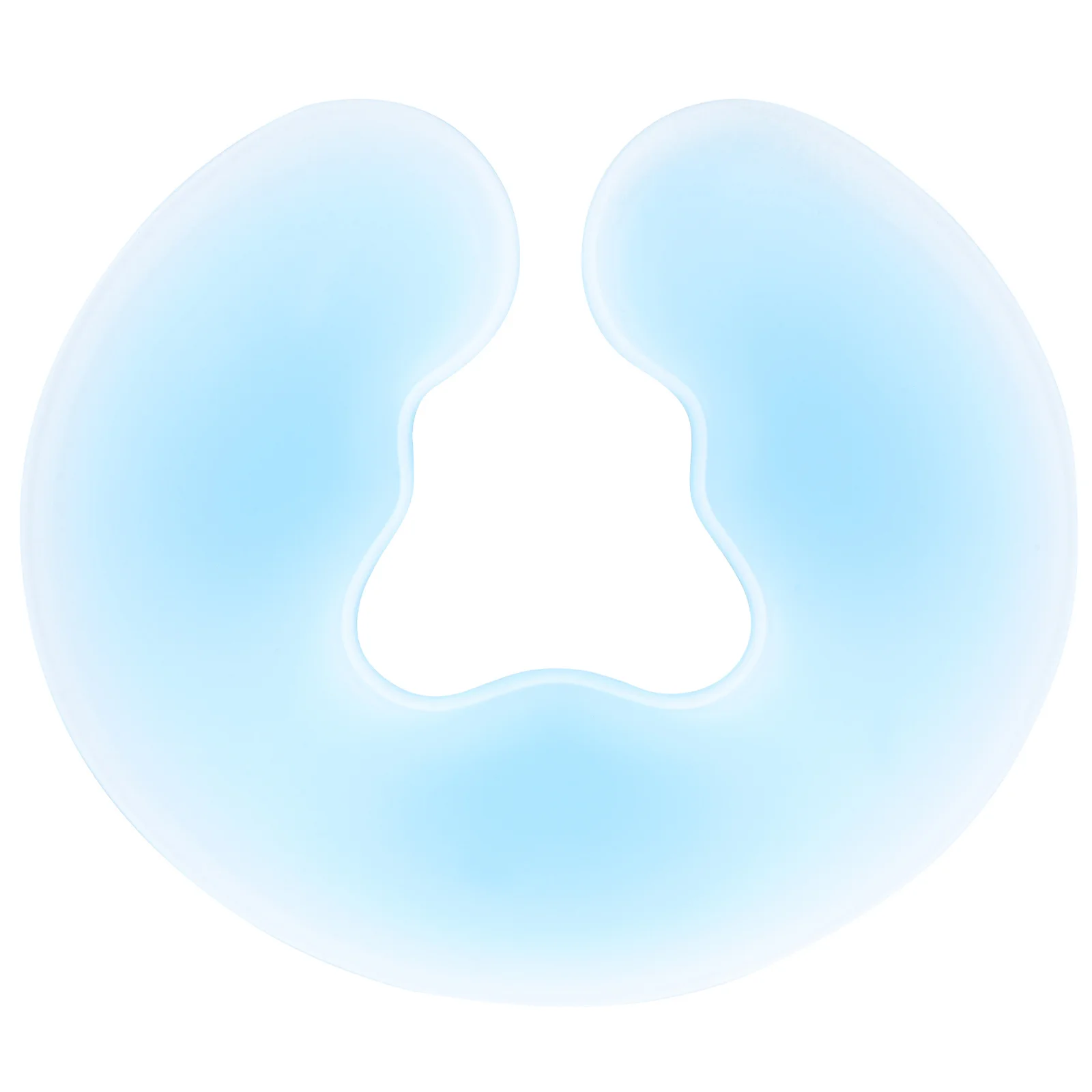 

1Pcs Silicone U-Shaped Face Pillow Cushion Massage Spa Pad Soft Comfortable Face Massage Pillow with Hole