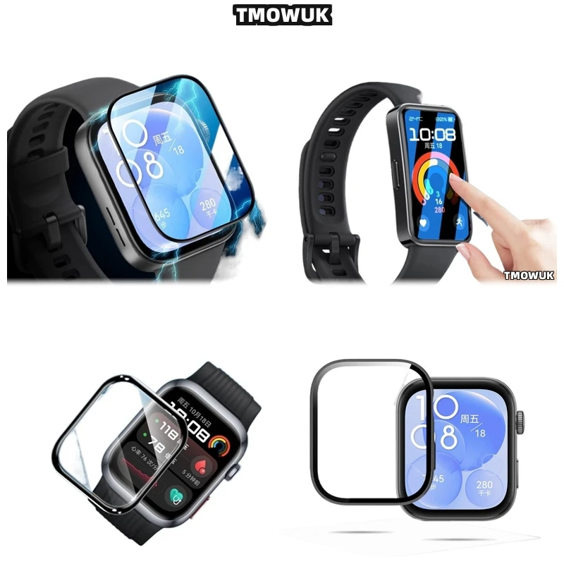 

For Huawei Band 6 7 8 9 10 B6 B7 Watch D2 Fit 3 4 Pro Special Edition - UV - Resistant Anti - Scratch Soft Screen Protective Fil