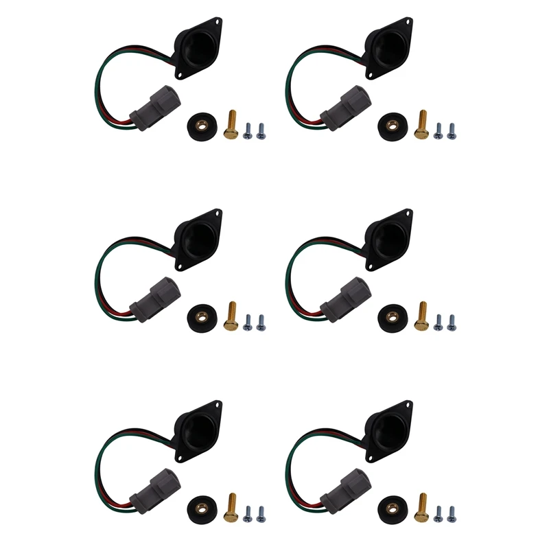 6X For Club Car Speed Sensor For ADC Motor Club Car IQ DS And Precedent 1027049-01 102265601 With Magnet Speed Sensor