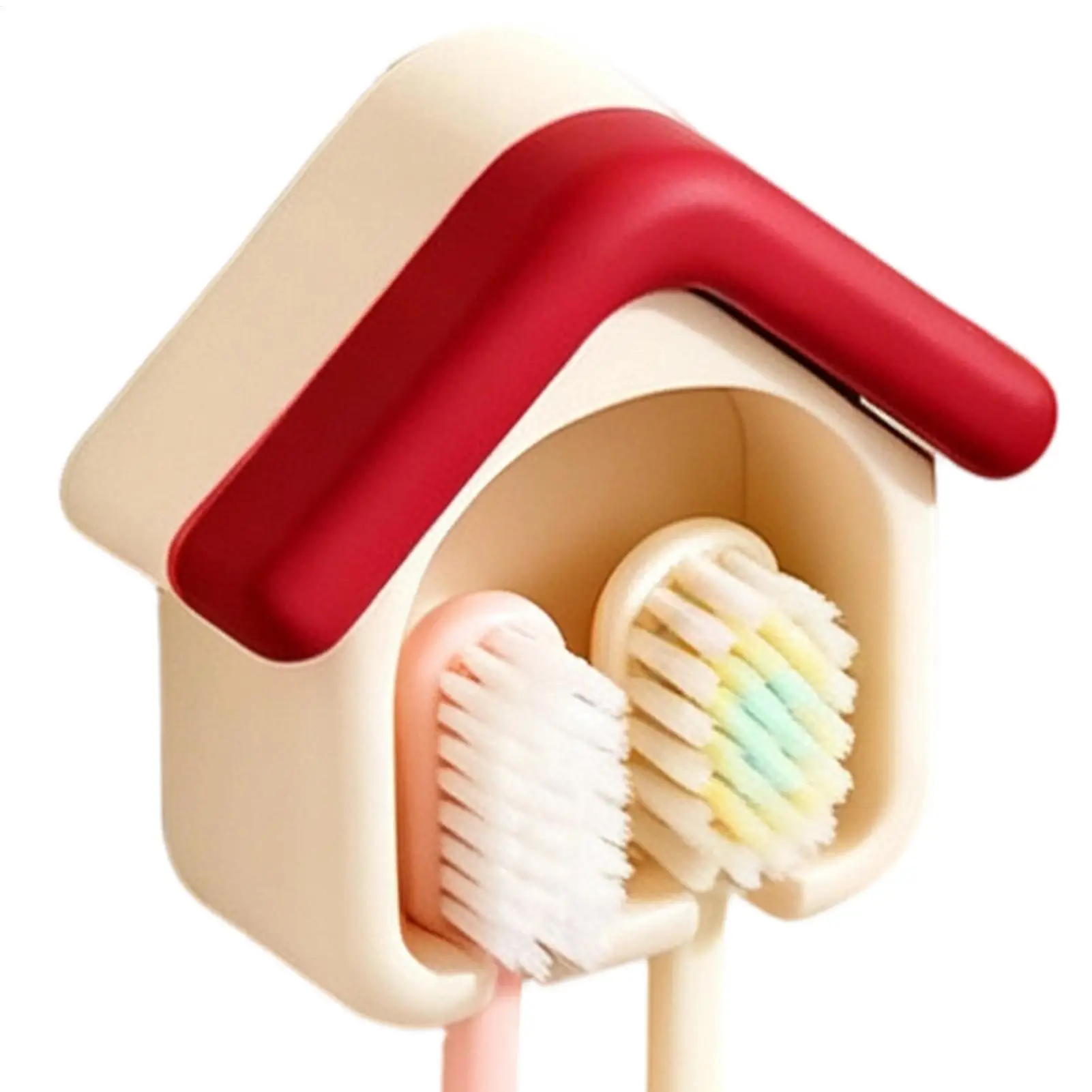 Toothbrush Holder Wall Mounted Toothbrush Rack Dustproof Toothbrush Storage Box Bathroom Electric Toothbrush Shelf