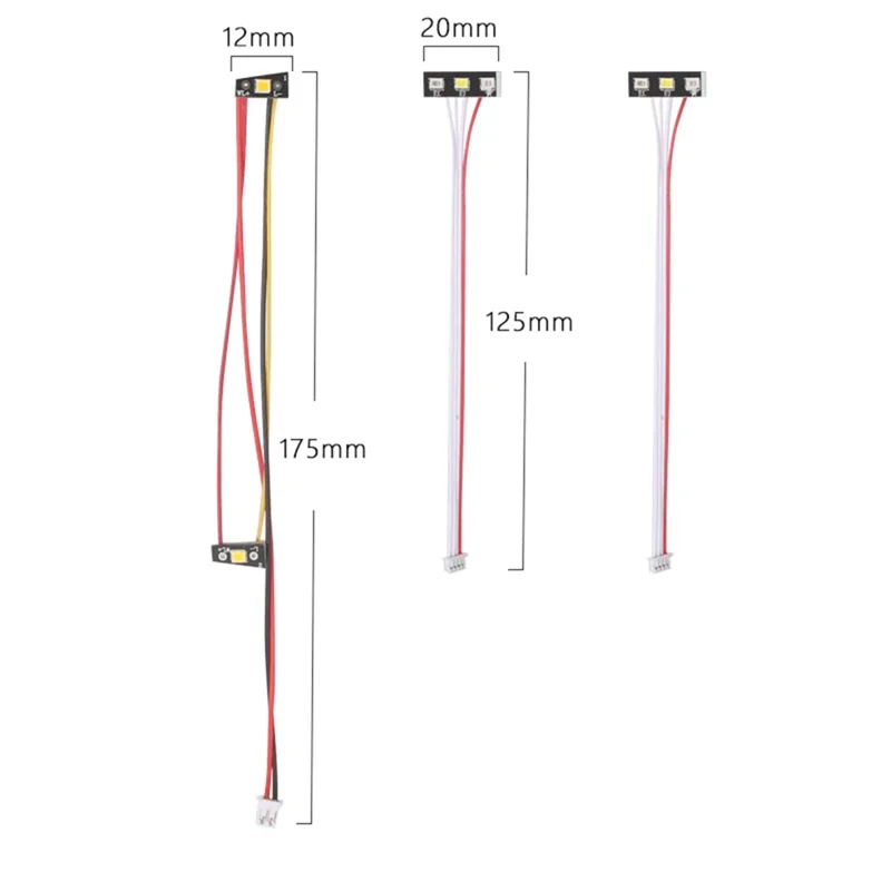 AS96-luz delantera y trasera 1/18 piezas de repuesto de coche teledirigido accesorios de actualización como se muestra para coche teledirigido LDRC LD1802