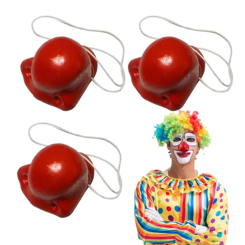 Clown Neus Spons Ballen Party Cosplay Rekwisieten Rode Bal Schuim Circus Clown Neus Comic Party Clown Rode Neus Make-Up Halloween Jurk