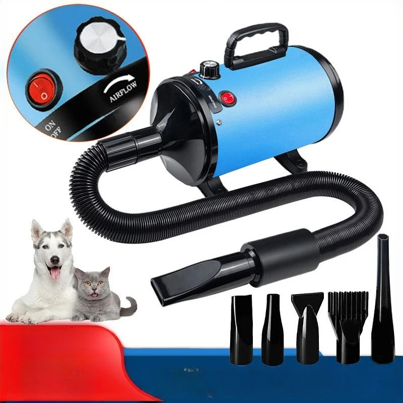 Pet Water Blower & Dryer - Stepless Adjustable Wind Speed Quick Drying Machine for Pet & Car