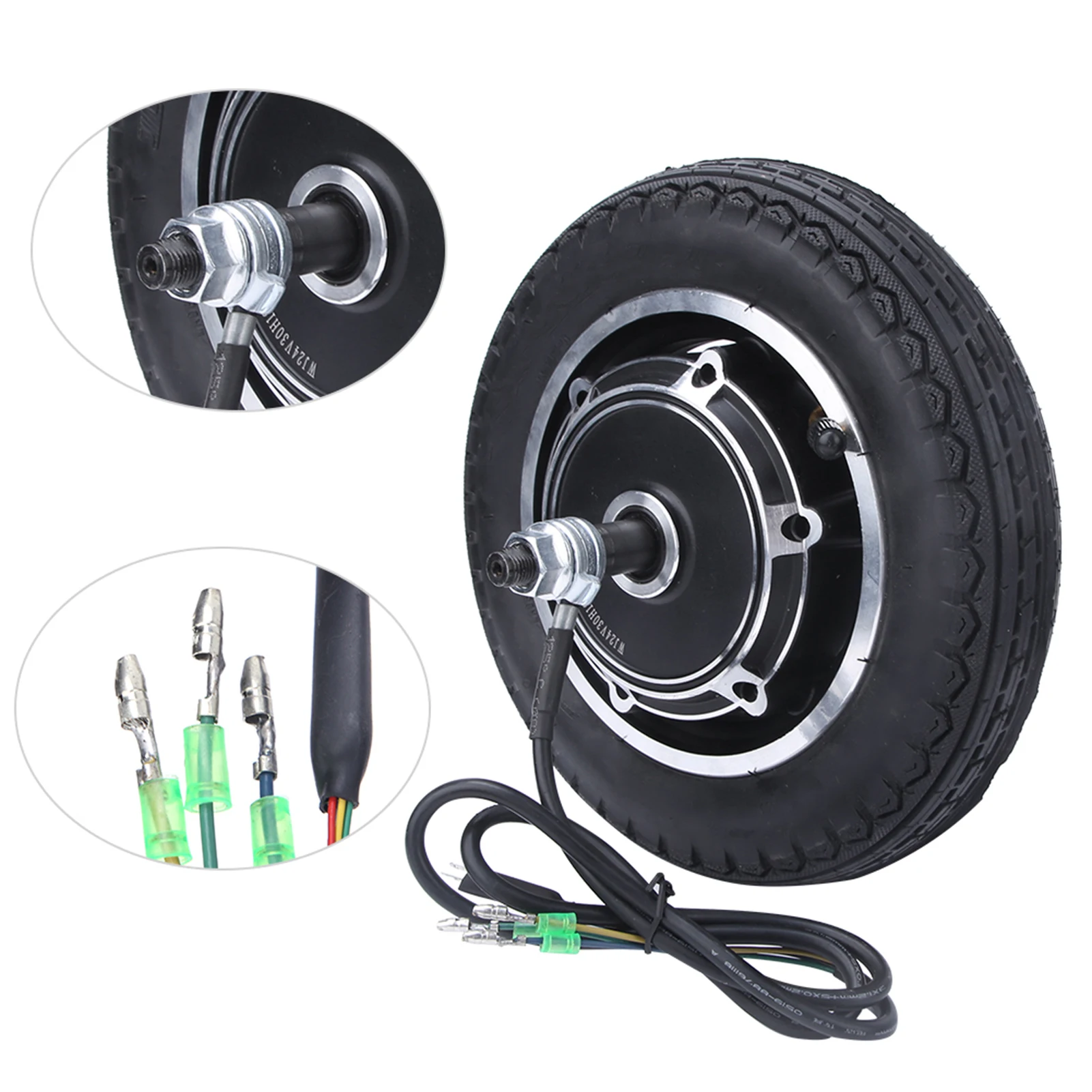 

Aluminium Alloy 24V 350W 10 Inch Electric Scooter Tyre Tire Wheel Hub Motor Accessory Scooter Tire Motor Scooter Tyre Motor