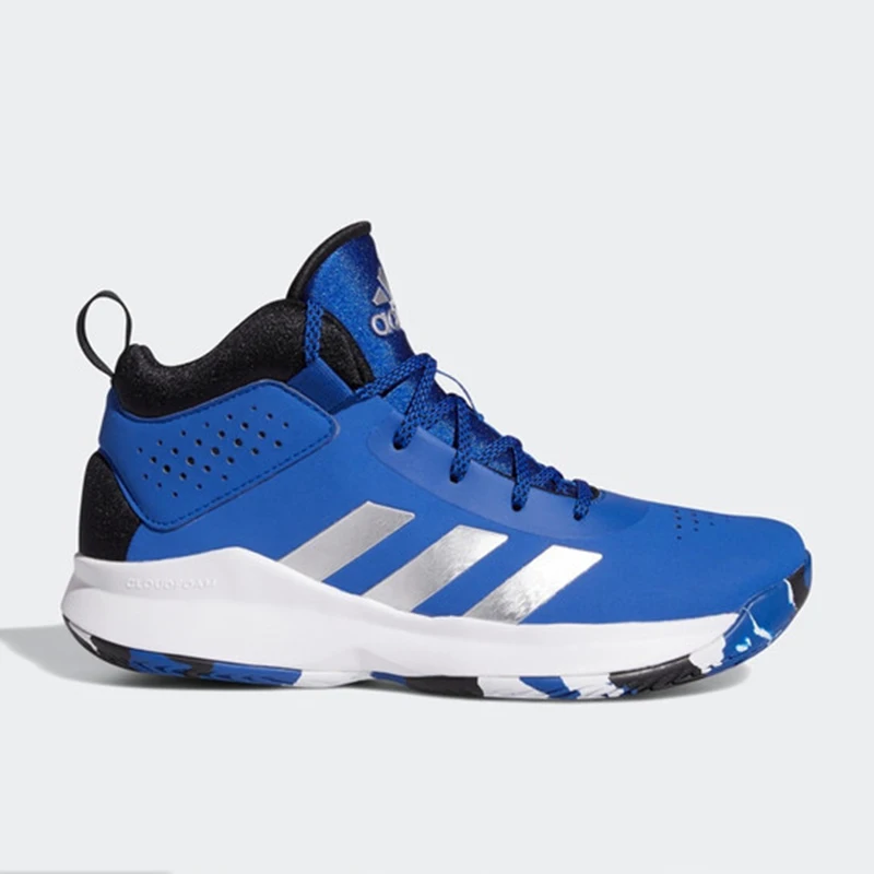 

Adidas genuine autumn children's anti slip and wear-resistant mid top sports basketball shoes FZ1472