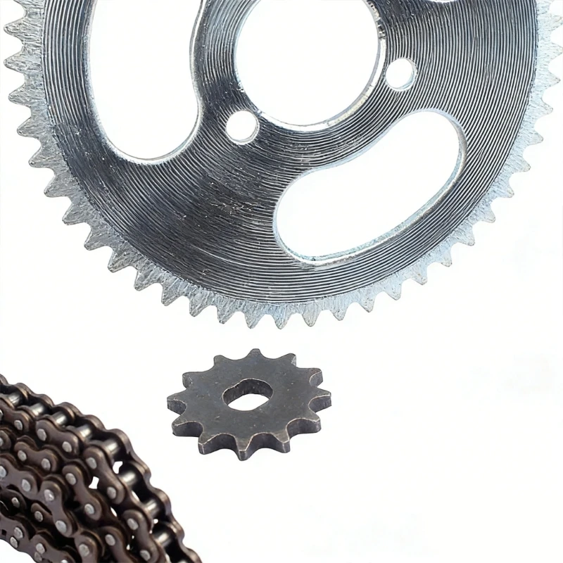 XA6H 55T Back Gear 12T Front Gear And 146 Link Chain Set For Cart ATV