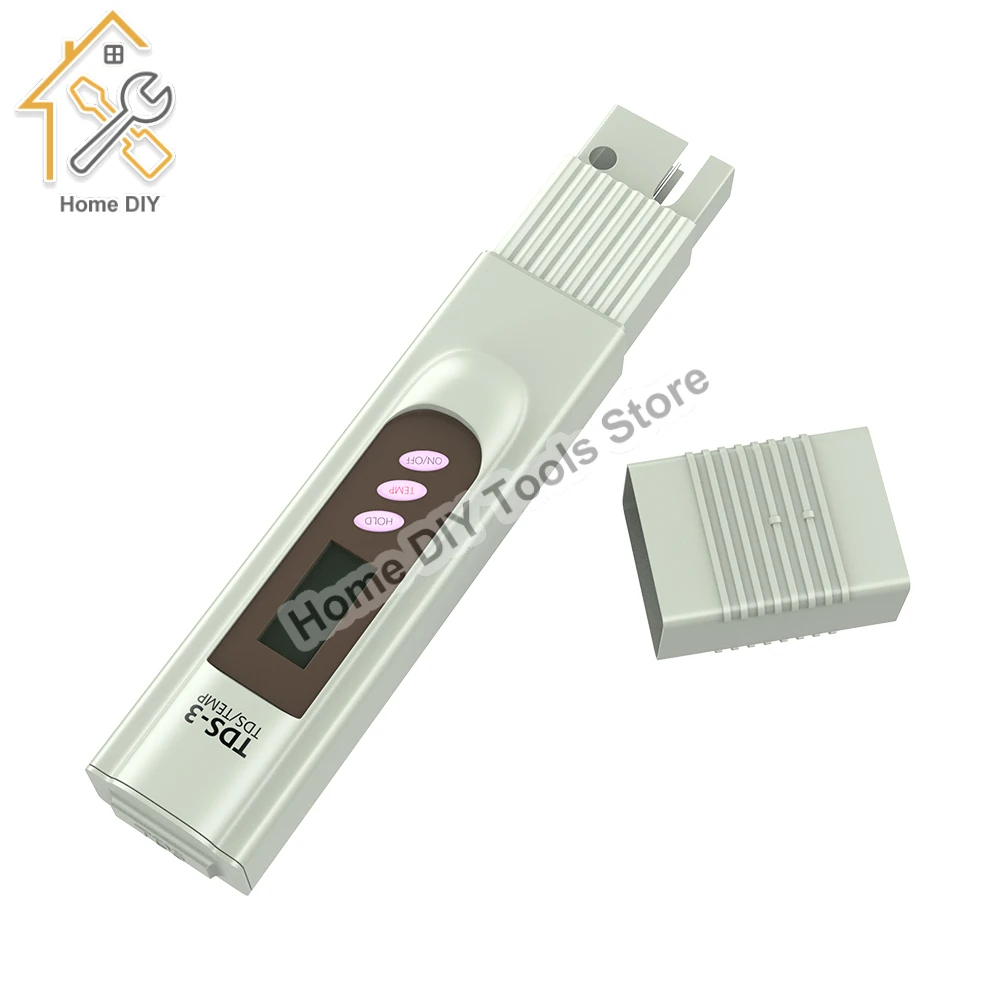 TDS-3 Meter Temperature Tester pen 3 In1 Function Conductivity Water Quality Measurement Tool TDS&EC Tester 0-9990ppm 2%