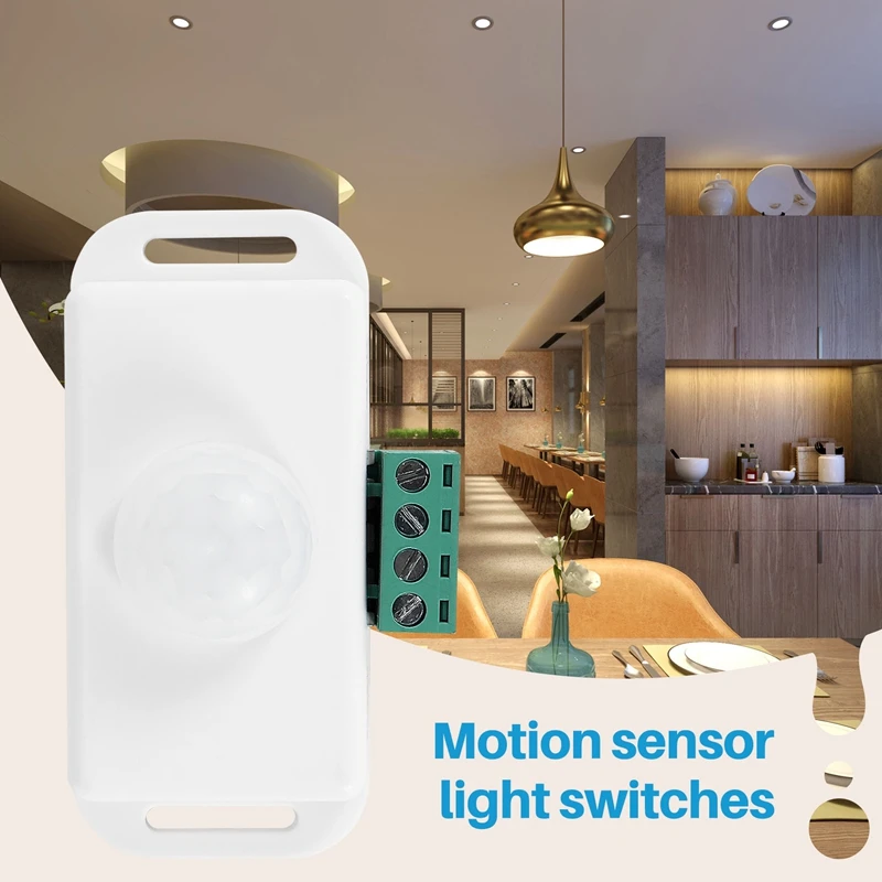 DC 12V 24V PIR Motion Sensor Function Controller LED Switch Body interruttore a infrarossi Timer di movimento bianco per strisce LED