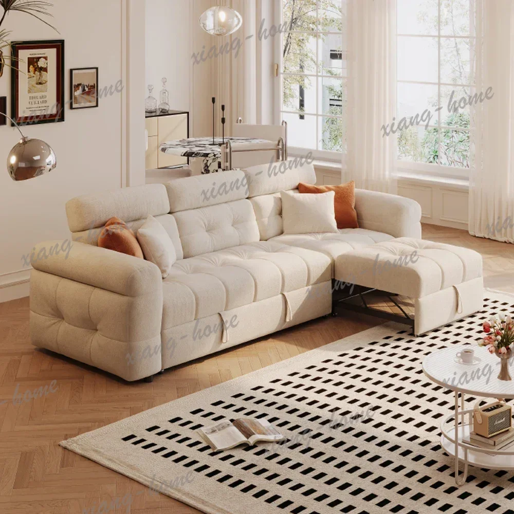 LSRelax 3 Seater Sofas Bed Luxury Multifunctional Convertible Modern Sofa Living Room Lazy Canape Lit Pliant Home Furniture