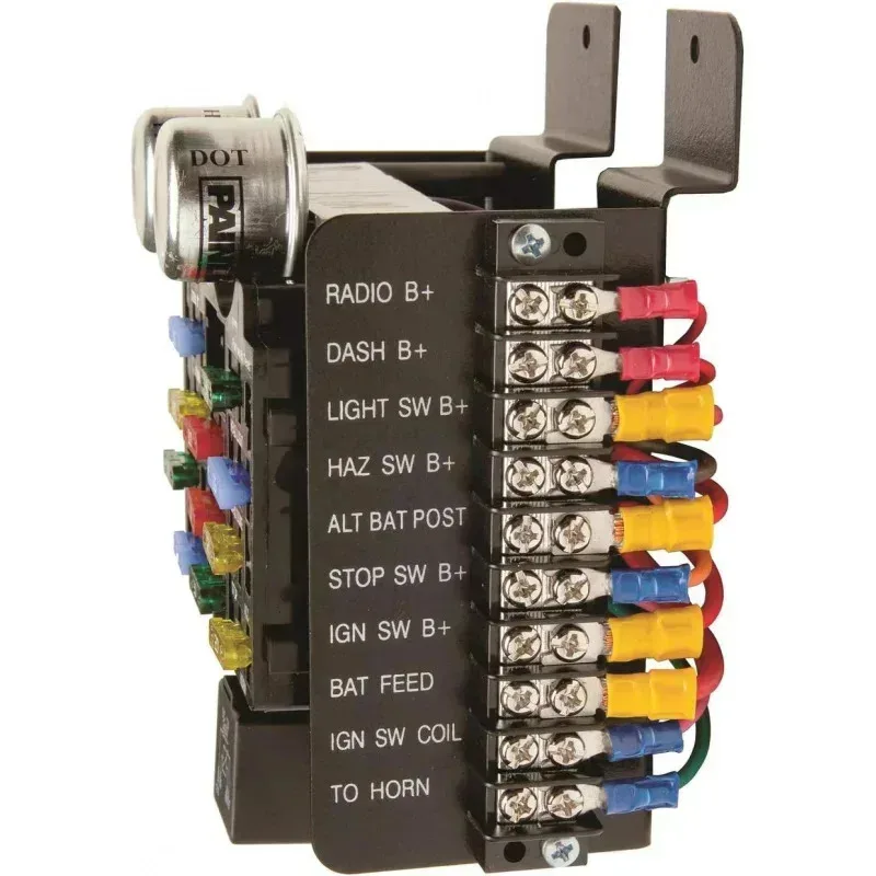 

QAZ8-J1JPainless Performance 30001 Universal Pre-Wired 14-Circuit Fuse Block