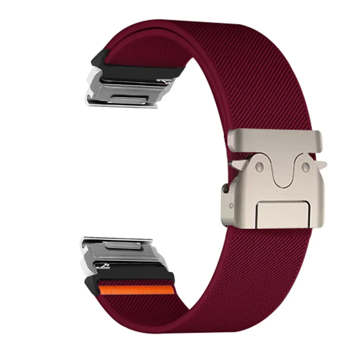 20 22 26mm Nylon Elastische Band Voor Garmin Fenix 8 51mm 7 Pro 7S 7X6X6S 6 5X Parachute Band Armband Forerunner 965 955 Correa