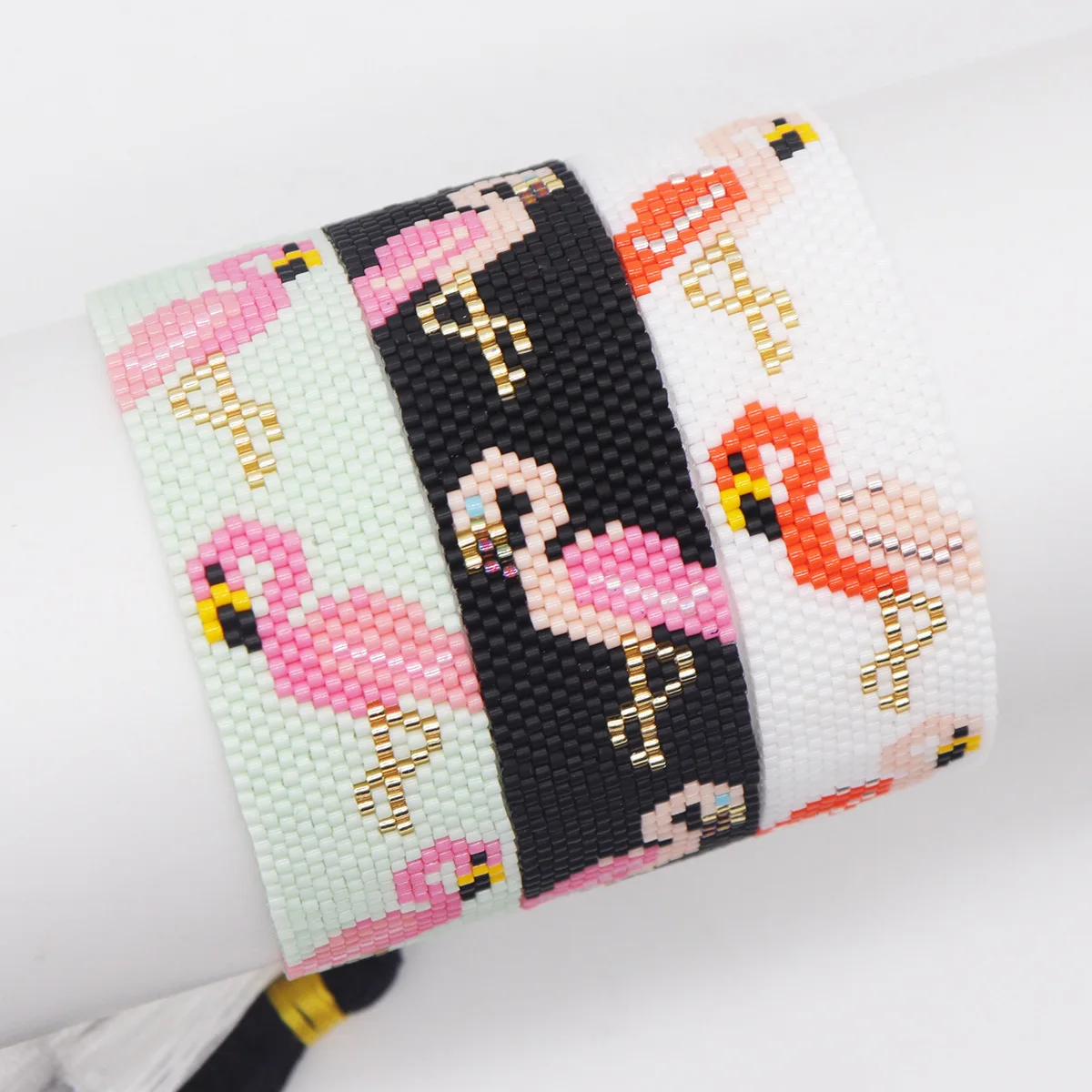 

Новый женский браслет Миюки с изображением фламинго с кисточками