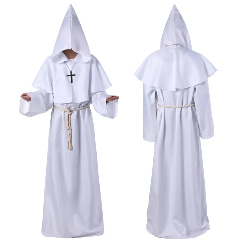 2025 Halloween! Kids' Medieval Monk, Wizard & Priest Cosplay Costumes - Perfect for Role - Playing!