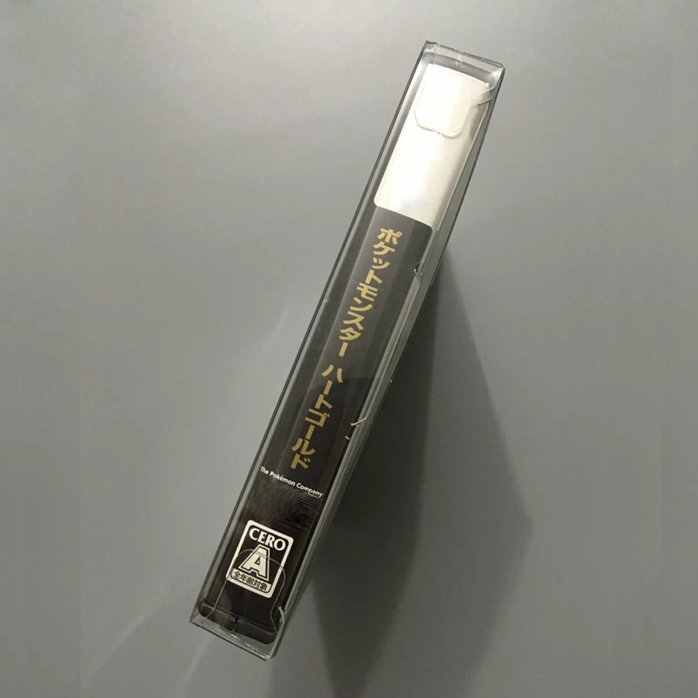 JP/US 버전 투명 클리어 박스 NDS 게임 카드 컬러 박스 플라스틱 PET 보호 컬렉션 보관 보호 박스