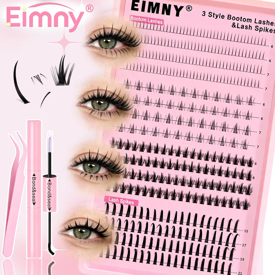Kit de 140 pestañas postizas coreanas tipo racimo, perfecto para maquillaje cosplay y ojos de gato largos y naturales 2