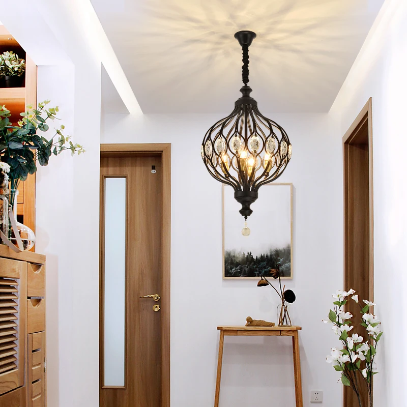 Modern Crystal Chandelier Lighting For Kitchen Bedroom Art Deco E14 LED Chandeliers Ceiling Lustre Cristal Light Fixtures