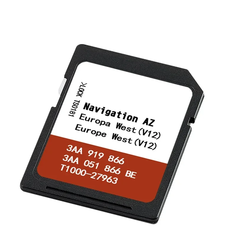 Imagem -03 - Mapa de Atualização de Navistas Rns 315 para Volkswagen az V12 Western Europe Gps Cartão sd vw 3aa 051866 Ser Sat Nav